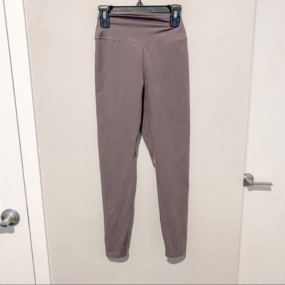 Balance Athletica Leggings Mauve Purple Ascend Full Length Workout Pants Small